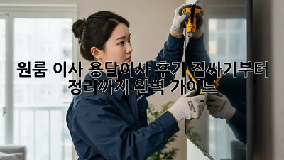 원룸 이사, 용달이사 후기: 짐싸기부터 정리까지 완벽 가이드!